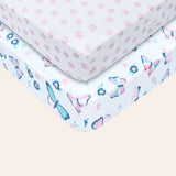 Butterfly Baby Crib Sheets Fitted