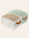 MY LITTLE ZONE 2 Pack Kids Storage Bins - Woodland Collection (Green Woodland)