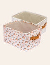 MY LITTLE ZONE 2 Pack Kids Storage Bins - Rainbow Collection (Neutral Rainbow)