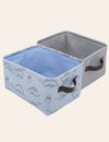 My Little Zone 2 Pack Baby Storage Bins (Blue Grey)