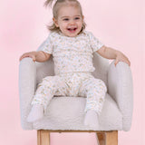 Floral Organic Baby Layette Gift Set, 6 Pc