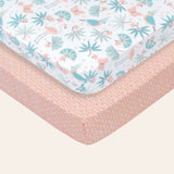 Jungle Baby Crib Sheets Fitted