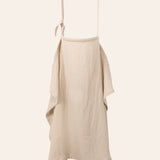 Solid beige muslin nursing cover