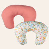 Floral Muslin Nursing Pillow Cover, 2 pc