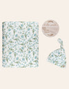 My Little Zone - Newborn Receiving Set - Botanical Collection - Print Blue - Newborn
