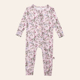 Botanical Pink Footless Baby Sleepers
