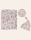 My Little Zone - Newborn Receiving Set - Botanical Collection - Print Pink - Newborn