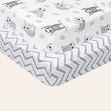 Sloth Baby Crib Sheets Fitted