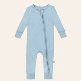 Neutral Blue Footless Baby Sleepers