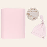 Pink Newborn Receiving Blankets Set