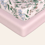 Botanical Pink Bassinet Sheets Fitted, 2 Pc