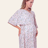 Botanical Pink Maternity Dress