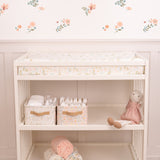 Floral Diaper Changing Pad Cover, 2 Pc