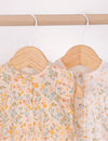 My Little Zone - 2-Pack Short Sleeve Baby Girl Rompers - Flower Collection