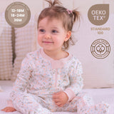Floral Baby Girl Pajamas Sleep and Play, 2 Pc