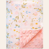 Floral 2-Sided Minky Infant Blanket