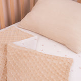 Neutral Rainbow 2-Sided Minky Infant Blanket