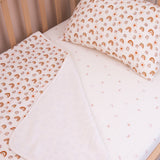 Neutral Rainbow 2-Sided Neutral Muslin Blanket