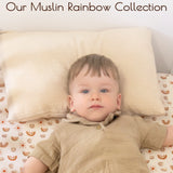 Neutral Rainbow Baby Pillow Case, 2 pc