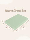 My Little Zone - Jersey 2-Pack Bassinet Sheets - Woodland Collection (Green - Woodland)