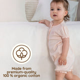 Pink Short Sleeve Baby Girl Rompers