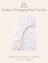 My Little Zone - Jersey 2-Pack Changing Pad Covers - Woodland Collection (Green - Woodland)