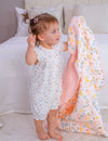 My Little Zone - 2-Sided Muslin Blanket - Flower Collection
