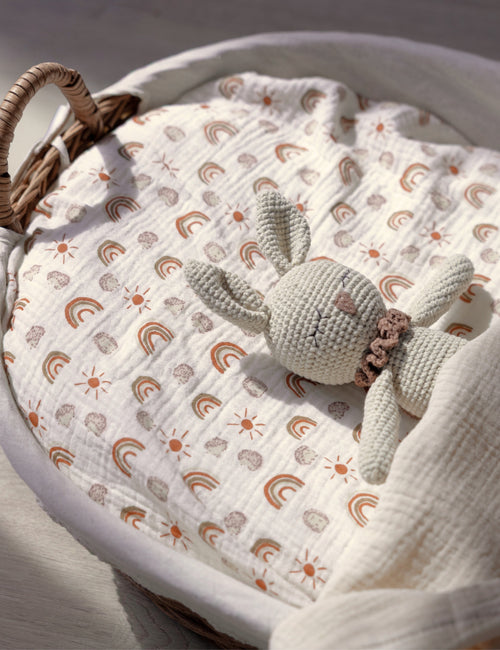 My Little Zone - 2-Pack Bassinet Sheets - Rainbow Collection