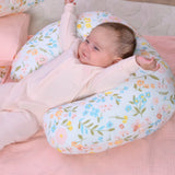 Floral Muslin Nursing Pillow Cover, 2 pc