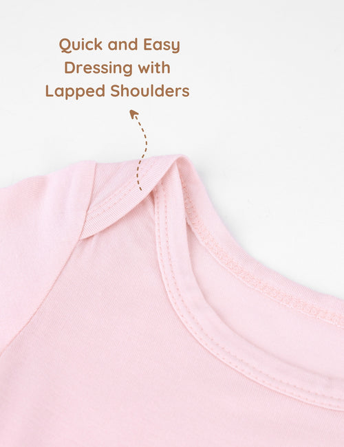 My Little Zone - 2-Pack Knotted Gown - Botanical Collection - Pink