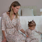 Botanical Pink Maternity Dress