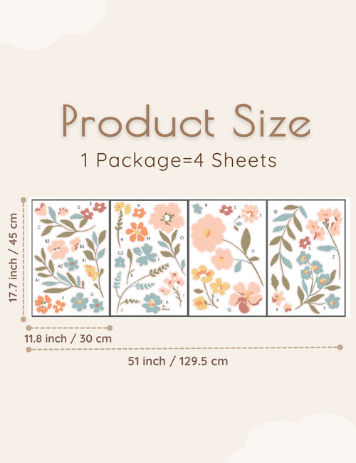 My Little Zone - Wall Decal - Flower Collection - Small