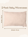 My Little Zone - 2-Pack - Baby Pillow Case - Rainbow Collection