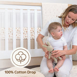 Neutral Crib Bed Skirt