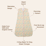 Floral Baby Sleep Sacks, 2 Pc