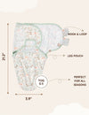 My Little Zone - 3-Pack Baby Swaddle Wraps - Woodland Collection