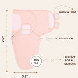 Floral Baby Swaddle Wraps, 3 Pc