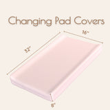 Floral Diaper Changing Pad Cover, 2 Pc