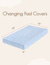 My Little Zone 2 Pack Changing Pad Covers (Blue White)