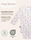 My Little Zone - 12-Pieces Baby Essentials Set - Flower Collection (hat, mitten, footie)