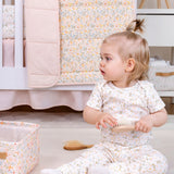 Floral Organic Baby Layette Gift Set, 6 Pc