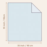 Botanical Blue Newborn Receiving Blankets Set