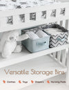 My Little Zone - 2 Pack Baby Storage Bins (Blue Grey)