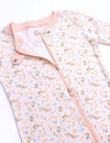 My Little Zone - 2-Pack Zipper Footies - Flower Collection