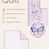 Butterfly Crib Bedding Set Girl