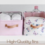 Butterfly Canvas Storage Bins
