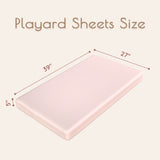 Floral Cotton Playard Sheets, 2 Pc