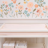 Floral Diaper Changing Pad Cover, 2 Pc