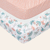 Jungle Baby Crib Sheets Fitted