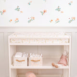 Floral Muslin Diaper Changing Pad, 2 pc